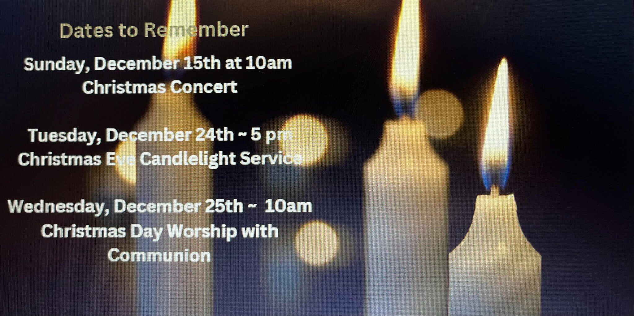 Join Us for Christmas Worship